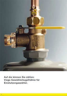 Gaszählerkugelhähne